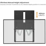 Equip Wandhalterung 55"-86"/1TFT 35-65kg 1Gelenk Up-Down sw retail