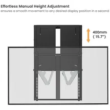 Equip Wandhalterung 55"-86"/1TFT 35-65kg 1Gelenk Up-Down sw retail