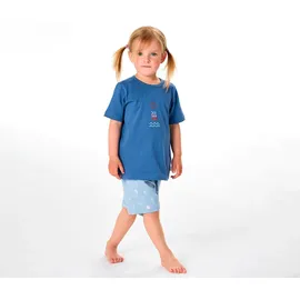 SCHIESSER Pyjama Set Nachtwäsche Blau 98