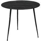 Zuiver B.V. Zuiver Beistelltisch Pepper schwarz Holzplatte rund 40 x 35 cm