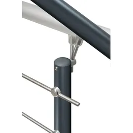 TREBA Geländer-Set AB9 150 cm Aluminium Anthrazit