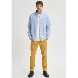 Selected Langarmhemd Hellblau L