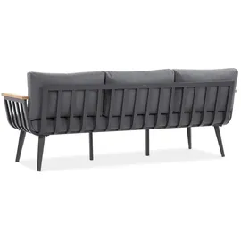 beautysofa NOVA Set 4-tlg. Dunkelgrau