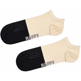 Happy Socks Sneakersocken 3er Pack Beige/Schwarz/Mehrfarbig 41-46