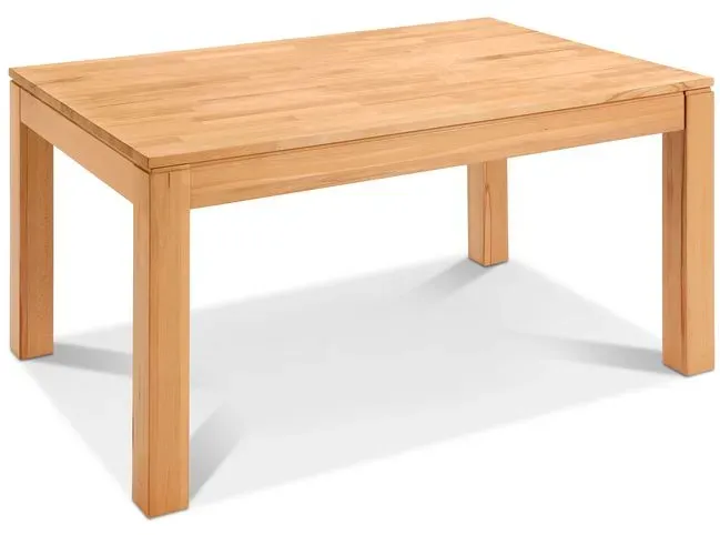 Esstisch mit Auszug Prag 160/ 237 x 90 cm Holz Braun Kernbuche 160