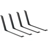 Anker SOLIX Solarmodulhalterung für Flachdach und Garten, 2er-Pack, Solarpanel-Halterung, Für Flachdach Garten Terrasse Boden, Einfache Installation, Anti-Rutsch-Design, 20° Neigungswinkel, in Schwarz