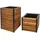 Mendler Pflanzkasten HWC-L23 2er-Set