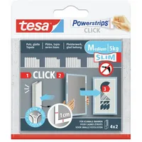 Tesa Klebestreifen Click Slim 5 kg 4 St.