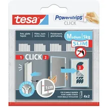 Tesa Klebestreifen Click Slim 5 kg 4 St.