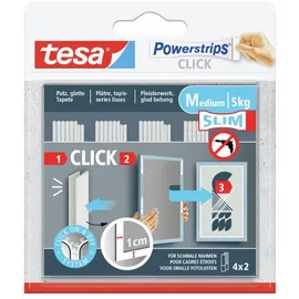 Tesa Klebestreifen Click Slim 5 kg 4 St.