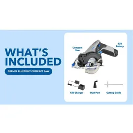 DREMEL Akku-Handkreissäge CS12V-S1 12V, 2,0Ah, mit Parallelanschlag