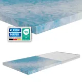 ARBD Kaltschaum Topper 7cm H2 – weicher Matratzentopper 100x200 cm | Orthopädische Matratzenauflage für Einzelbett & alle Matratzen, atmungsaktiv & pflegeleicht