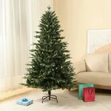 Svita Weihnachtsbaum künstlich Naturgetreu 1075 Zweig-Spitzen Metall Ständer Tannenbaum Kunstbaum PE PVC 210 cm