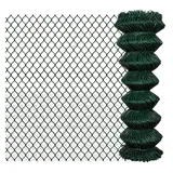 vidaXL Maschendrahtzaun Stahl 1,25x25 m