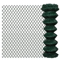 vidaXL Maschendrahtzaun Stahl 1,25x25 m