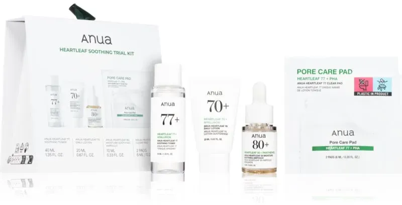 Anua Heartleaf Soothing Trial Kit Geschenkset zur Beruhigung der Haut