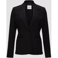 s.Oliver BLACK LABEL s.Oliver - Taillierter Blazer mit Reverskragen, Damen, schwarz, 46