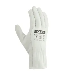 Nappavollleder-Arbeitshandschuhe "FAHRER" natur - 8 (M)