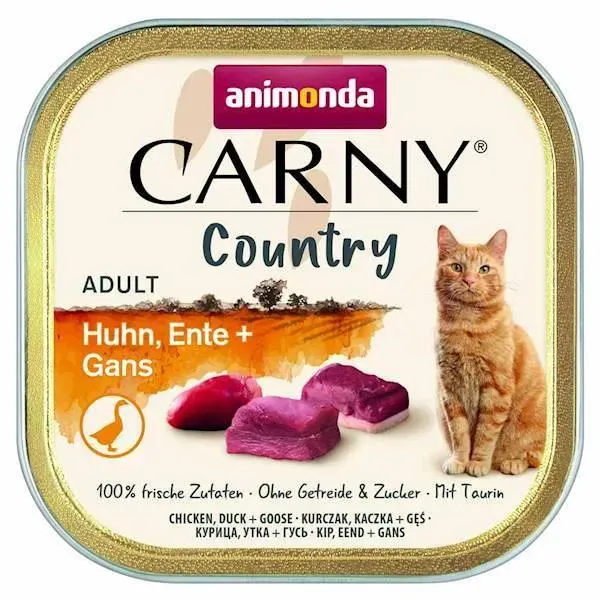 ANIMONDA Carny Country Adult Huhn, Ente und Gans 100g (Rabatt für Stammkunden 3%)