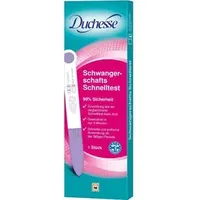 Duchesse Schwangerschaftstest Schnelltest, 99% zuverlässig, 20 mIU/ml, Ergebnis in 3 min, Teststreifen