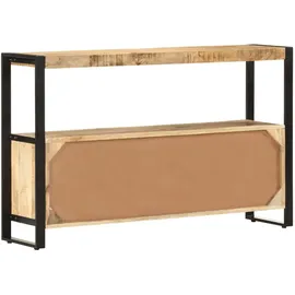 vidaXL Beistellschrank 120x30x75 cm Massivholz Mango braun