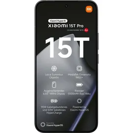 Xiaomi 15T Pro 12 GB RAM 1 TB Black