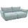 DOMO collection Big-Sofa DOMO COLLECTION "Bristol in 2 Breiten, Taschenfederkern für hohen Sitzkomfort", blau (hellblau), B:194cm H:79cm T:102cm, 100% Polyester, Sofas, Big-Sofa, Breite 194cm. Pflegeleichter Strukturstoff
