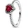 Pandora Ausgeprägtes Rotes Herz 198421C02 Damenring