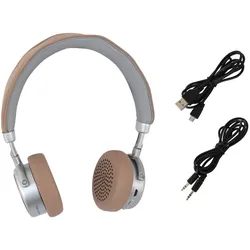 Terris Bluetooth Kopfhˆrer BKH 274 beige mit Mikrofon