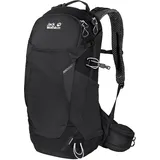 Jack Wolfskin CROSSTRAIL 24 LT Wanderrucksack, Schwarz, Einheitsgröße