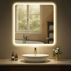 CLP Badspiegel Jericho 80x80 cm