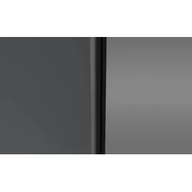 Sconto Schwebetürenschrank Dreamer 153 x 220 x 65 cm Schwarz/Weiß