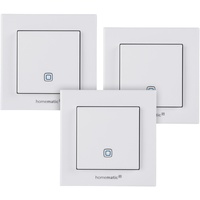 Homematic IP Smart Home 3er Set Temperatur- und Luftfeuchtigkeitssensor, innen
