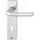 HOPPE Kurzschildgarnitur Birmingham Aluminium grau 1117/202KP