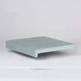 lycce Klemmkissen / mit 1 Leiste, Velourstoff blau,