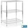 Mammut Metallregal 90 x 35 x 160 cm Verchromt