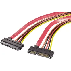 Renkforce Festplatten, Strom Verlängerungskabel [1x SATA-Kombi-Stecker 7+15pol. - 1x SATA RF-4297182