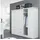 Homestyle4u Drehtürenschrank 187 x 200 x 0 cm Weiß