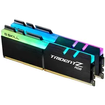 G.SKILL Trident Z RGB 16GB DDR4 K2 16GTZRC 3600 MHz DDR4-RAM, DIMM RAM, Schwarz