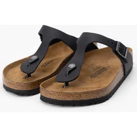Birkenstock Gizeh Naturleder geölt schwarz 40