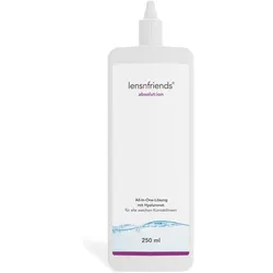 lensnfriends absolut:ion - Kombilösung mit Hyaluronat (250ml) früher COOL