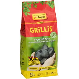 GRILLIS Holzkohlebriketts 10 kg