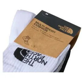 The North Face Multi Sport Cush Quarter Sock 3P black assorted (3OW) L