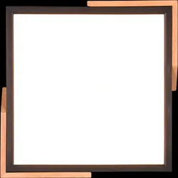 Trio R67191132 LED Deckenleuchte Meta 1x20W | 2400lm | 3000K - 3-Phasen-Dimmung, schwarz, Holz