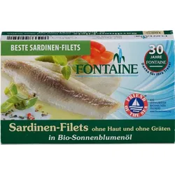 Fontaine Sardinen ohne Haut und Gräten in Sonnenblumenöl