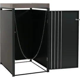 MCW Mülltonnenverkleidung MCW-O67 125 x 84 cm anthrazit