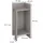 Vicco Nachtschrank Lenar 27 x 60 cm Grau