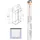 Buylando Emma U-Form Duschkabine 80 x 180 cm links 100 x 180 cm Silber/Transparent D648360641500