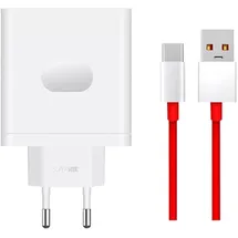OnePlus SuperVOOC (100 W), USB Ladegerät, Rot, Weiss