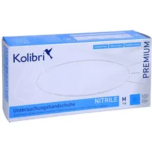 Igefa Handelsgesellschaft mbH&Co.KG Kolibri Premium UH blau puderfrei Nitril M